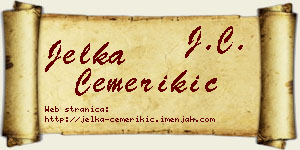 Jelka Čemerikić vizit kartica
